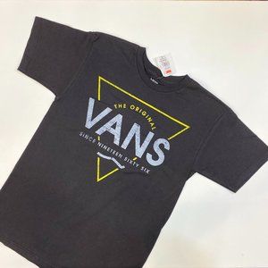 Vans Short Sleeve Cotton Front Logo Triangular Tee